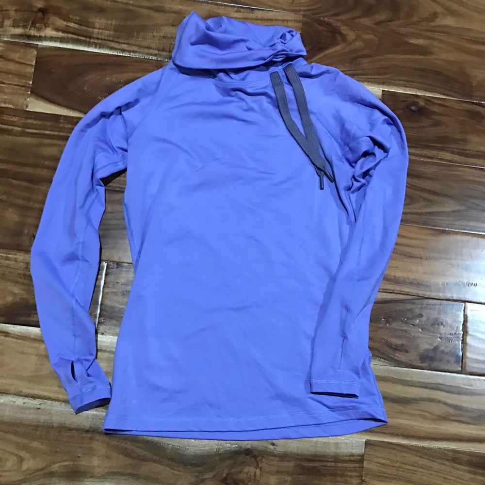 Lilac Nike Pro Warm Cowl Neck